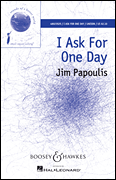 cover I Ask for One Day Unison/Two-Part choral sheet music cover